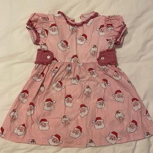 James and Lottie Santa dress. 3T.